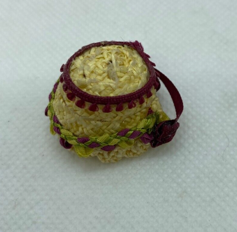 Dollhouse Miniature Handcrafted Bonnet by Pat Jackson