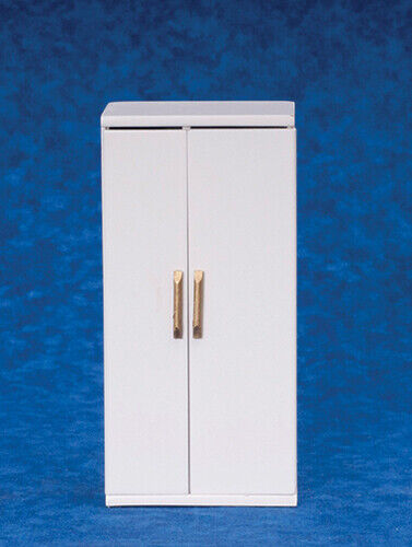 Dollhouse Miniature Kitchen Refrigerator in White