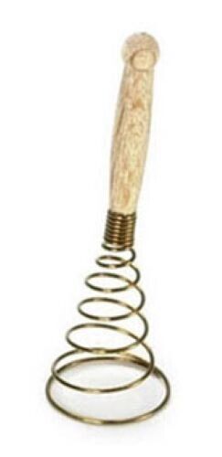 Dollhouse Miniature Wire Whisk with Wooden Handle by Falcon Miniatures