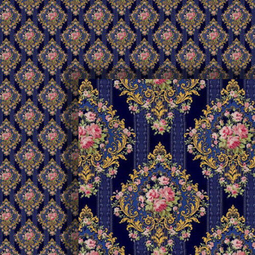 Dollhouse Miniature Wallpaper by World Model #35599