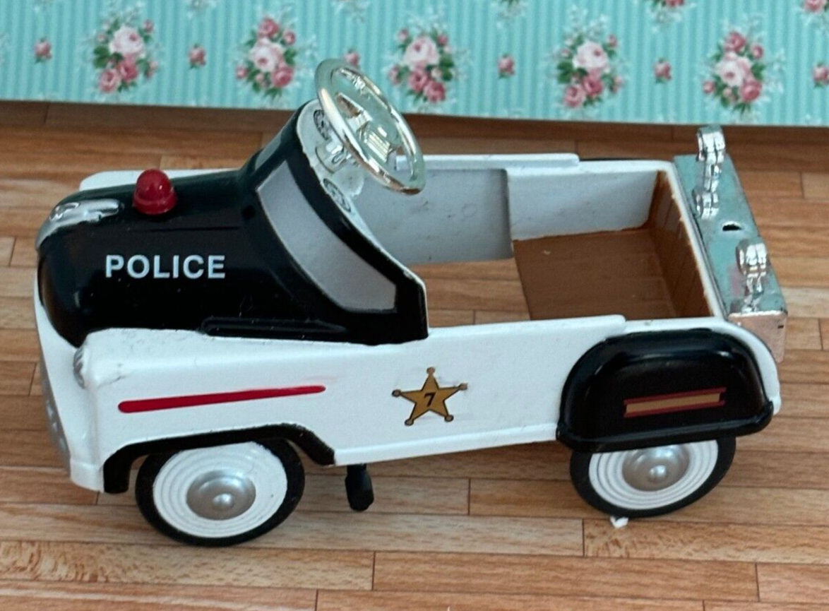 Dollhouse Miniature Police Car by Heidi Ott