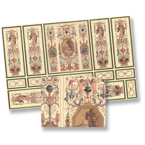 Dollhouse Deco Wall Panel Wallpaper  #34805 by World Model