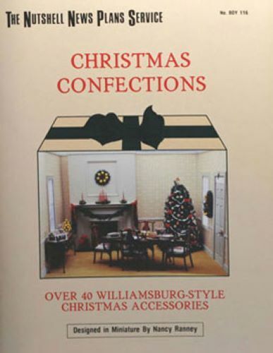 Dollhouse Miniature Book: Christmas Confections