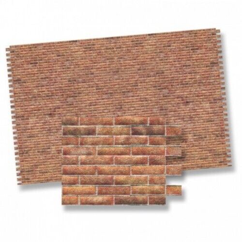 Dollhouse Miniature Brick Wall Material - Textured