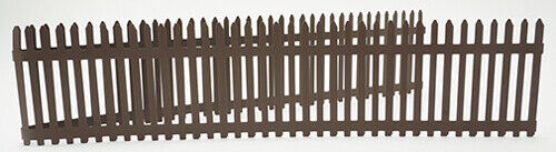 Dollhouse Miniature Rusty Picket Fence