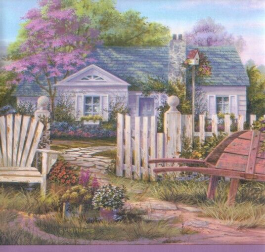 Dollhouse Miniature Wallpaper Mural by What's Next 43A -  9 X 9-5/8