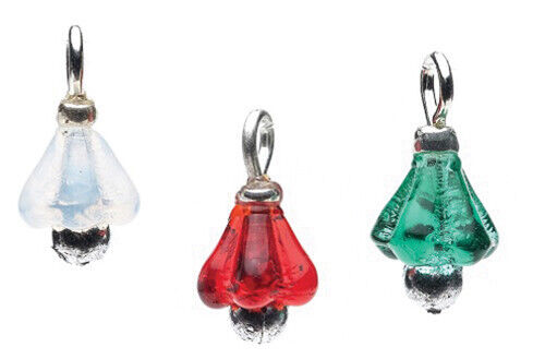Dollhouse Miniature Christmas Bell Ornaments Set of 3