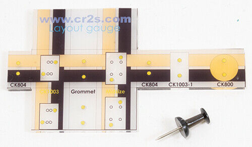 Plastic Layout Gauge for Dollhouse Electrical Wiring