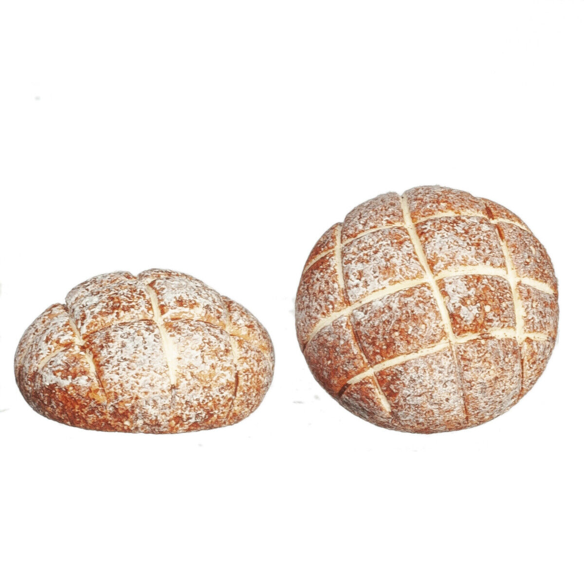 Dollhouse Miniature Round Bread Loaves