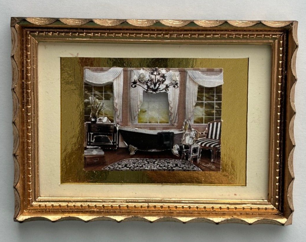 Dollhouse Miniature 3D Framed Art #4 - Handcrafted by Taylor Jade