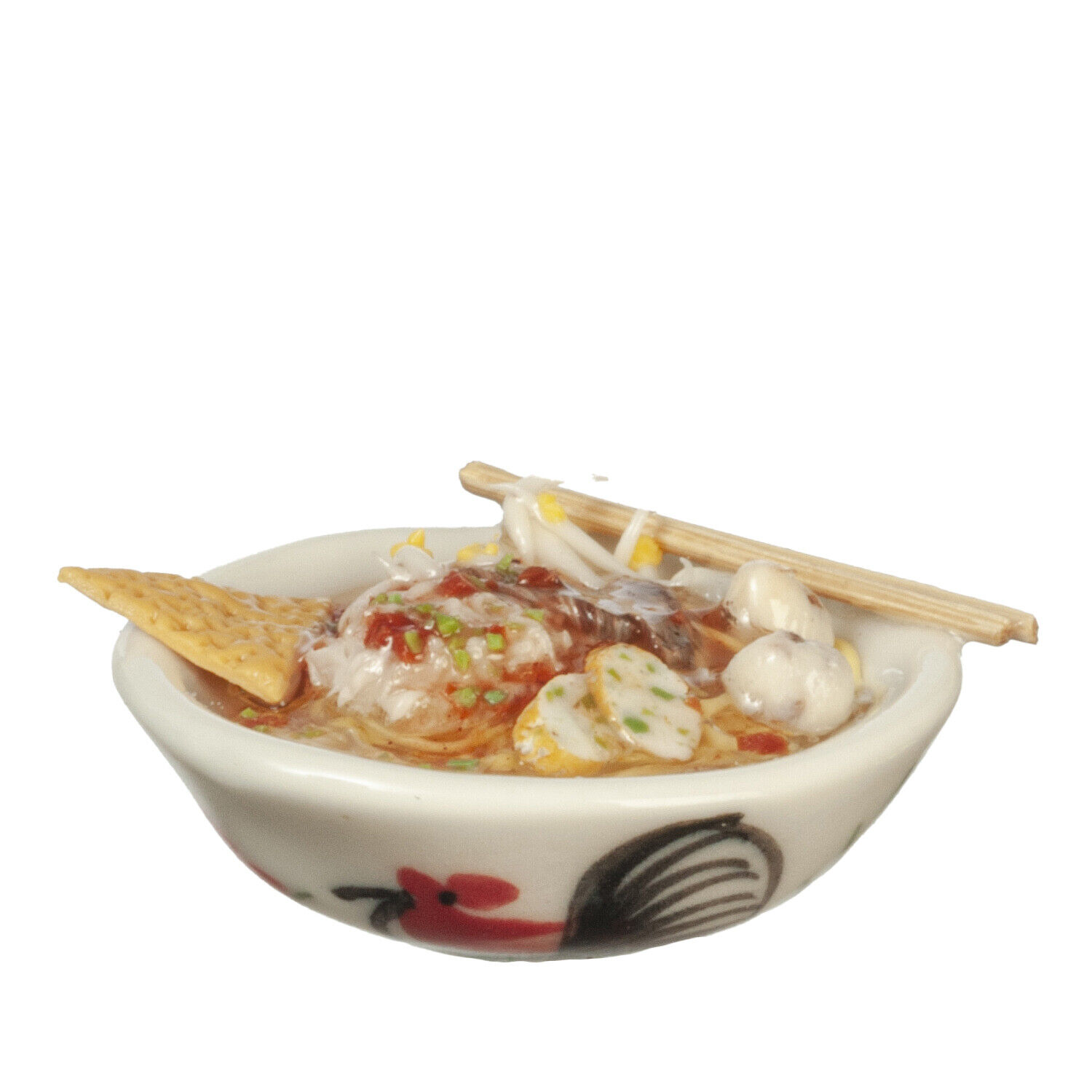 Dollhouse Miniature Noodles in Bowl