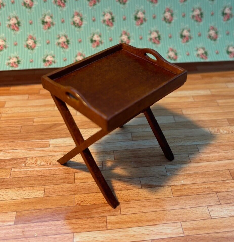 Dollhouse Miniature - Hitchcock Coffee End Table in Walnut from the Platinum