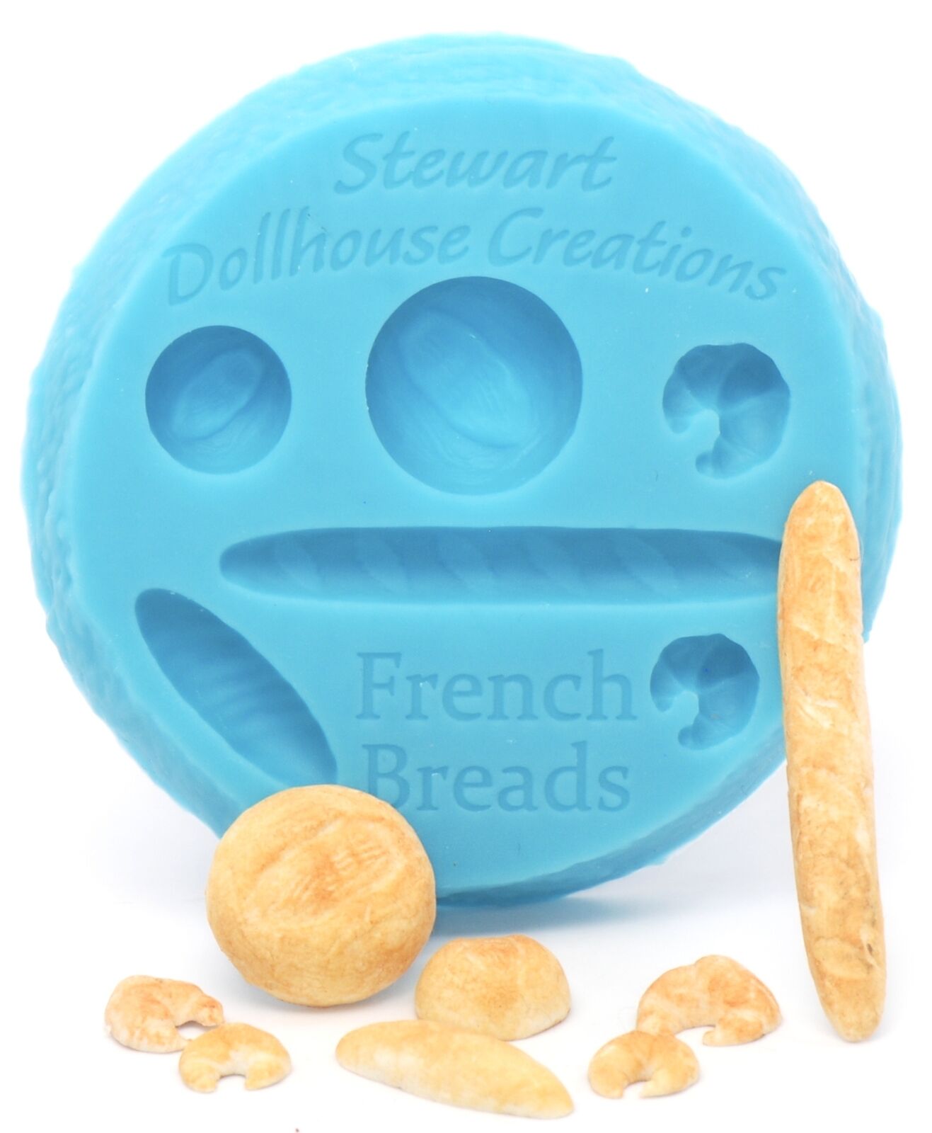 1:12 French Bread Mold by Stewart Dollhouse Creations