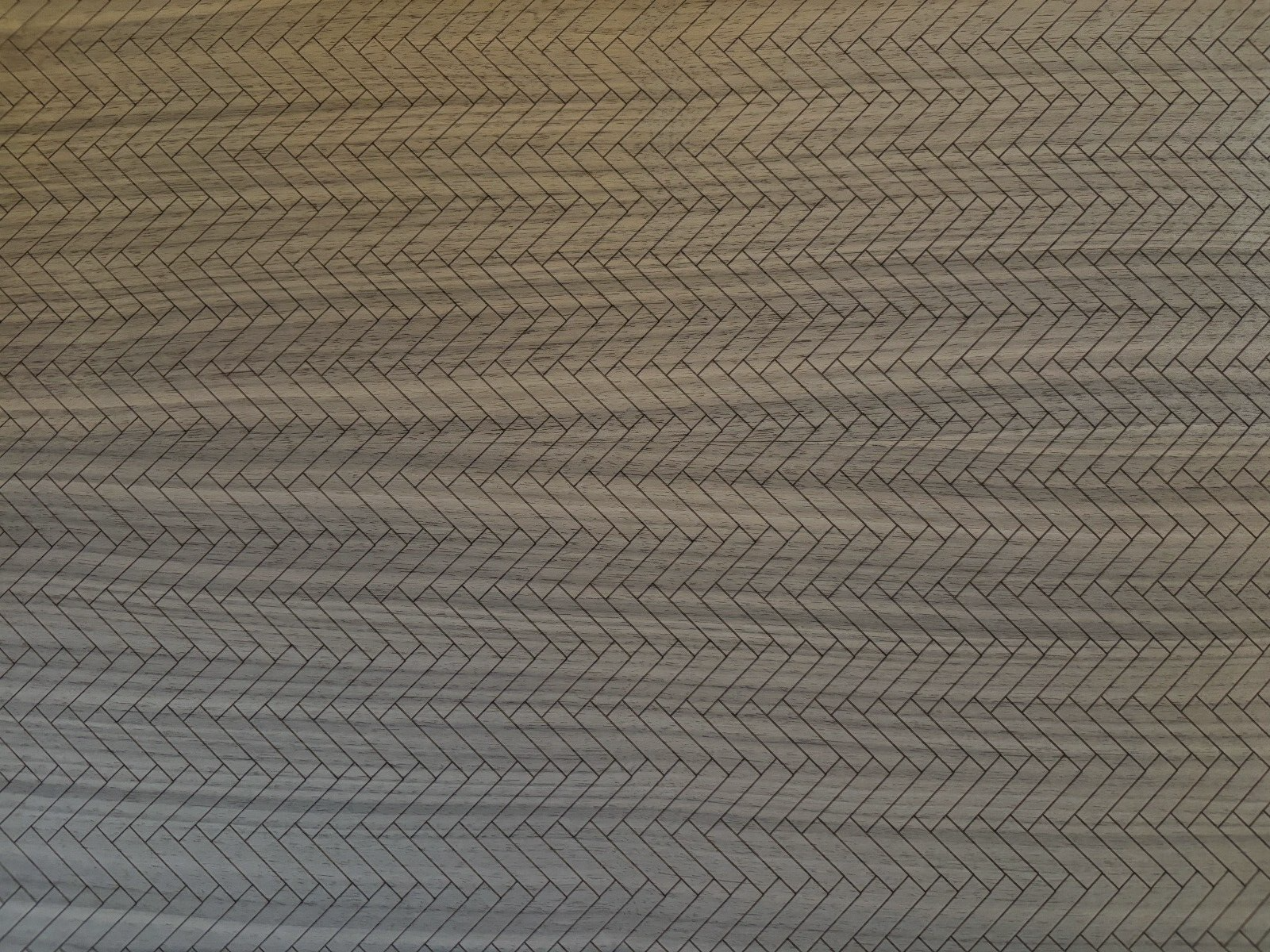 Dollhouse Wood Flooring/Siding Handcrafted - Black Walnut Herringbone