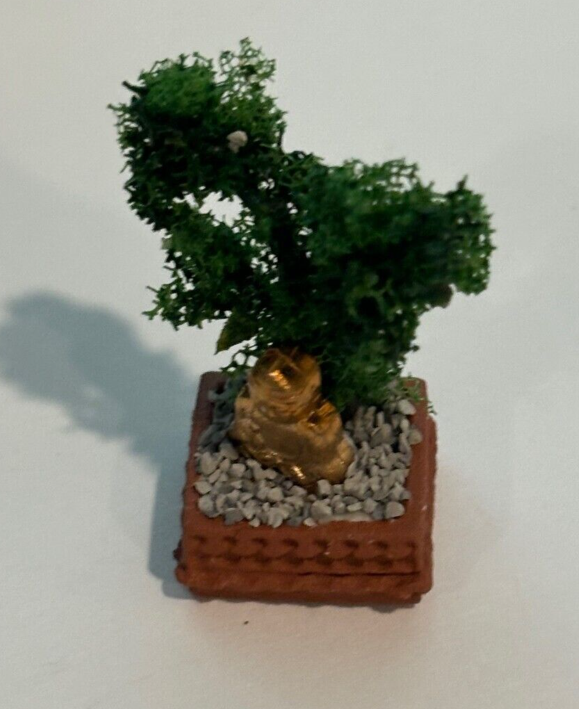 Dollhouse Miniature Bonsai Tree Handcrafted