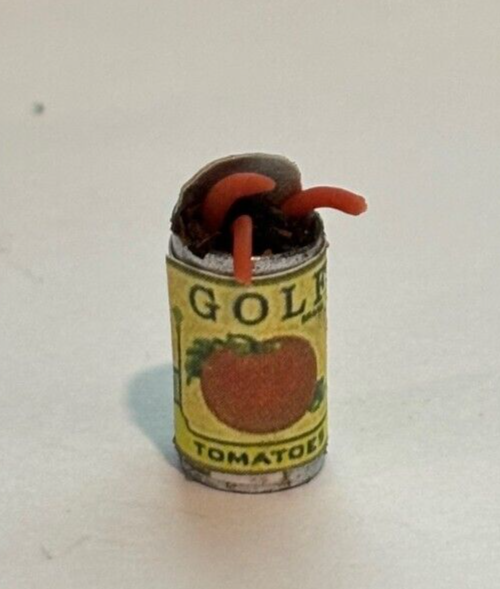 Miniature Halloween Can of Worms