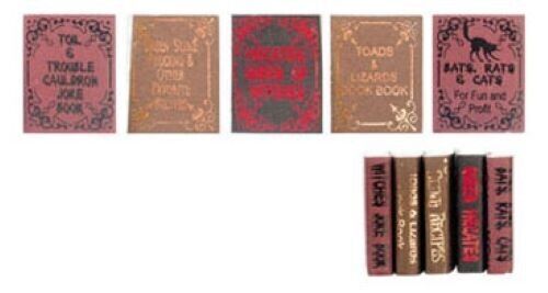 Witch's Humor #1 Miniature Books Set of 5