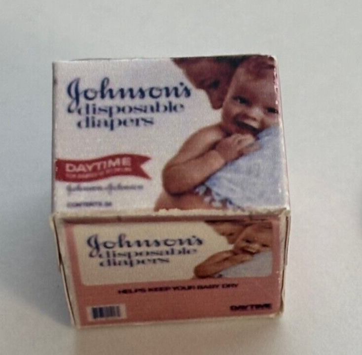 Dollhouse Miniature Disposable Diapers - Handcrafted