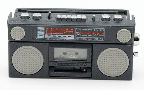 Dollhouse Miniature Realistic Boombox Radio