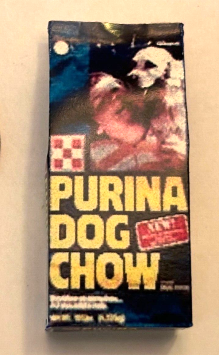 Dollhouse Miniature Purina Dog Chow  - Handcrafted