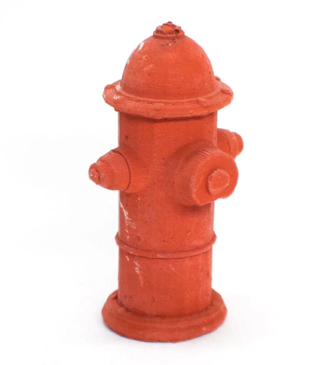 Dollhouse Miniature Red Concrete Fire Hydrant