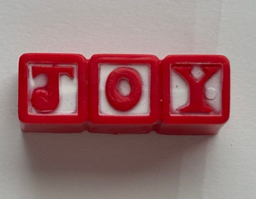 Dollhouse Miniature Joy Blocks
