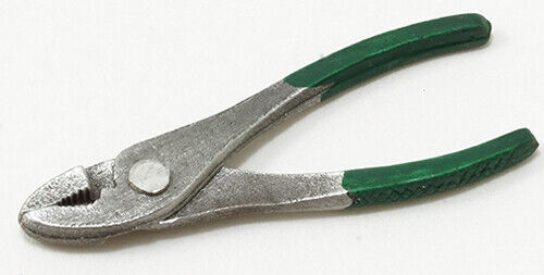 Dollhouse Miniature Green Pliers by Sir Thomas Thumb