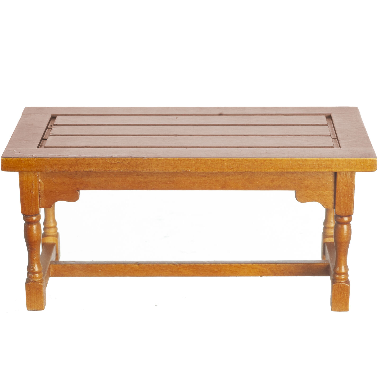 Dollhouse Miniature Working Table in Walnut