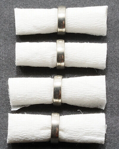 Dollhouse Miniature Set of 4 Napkins