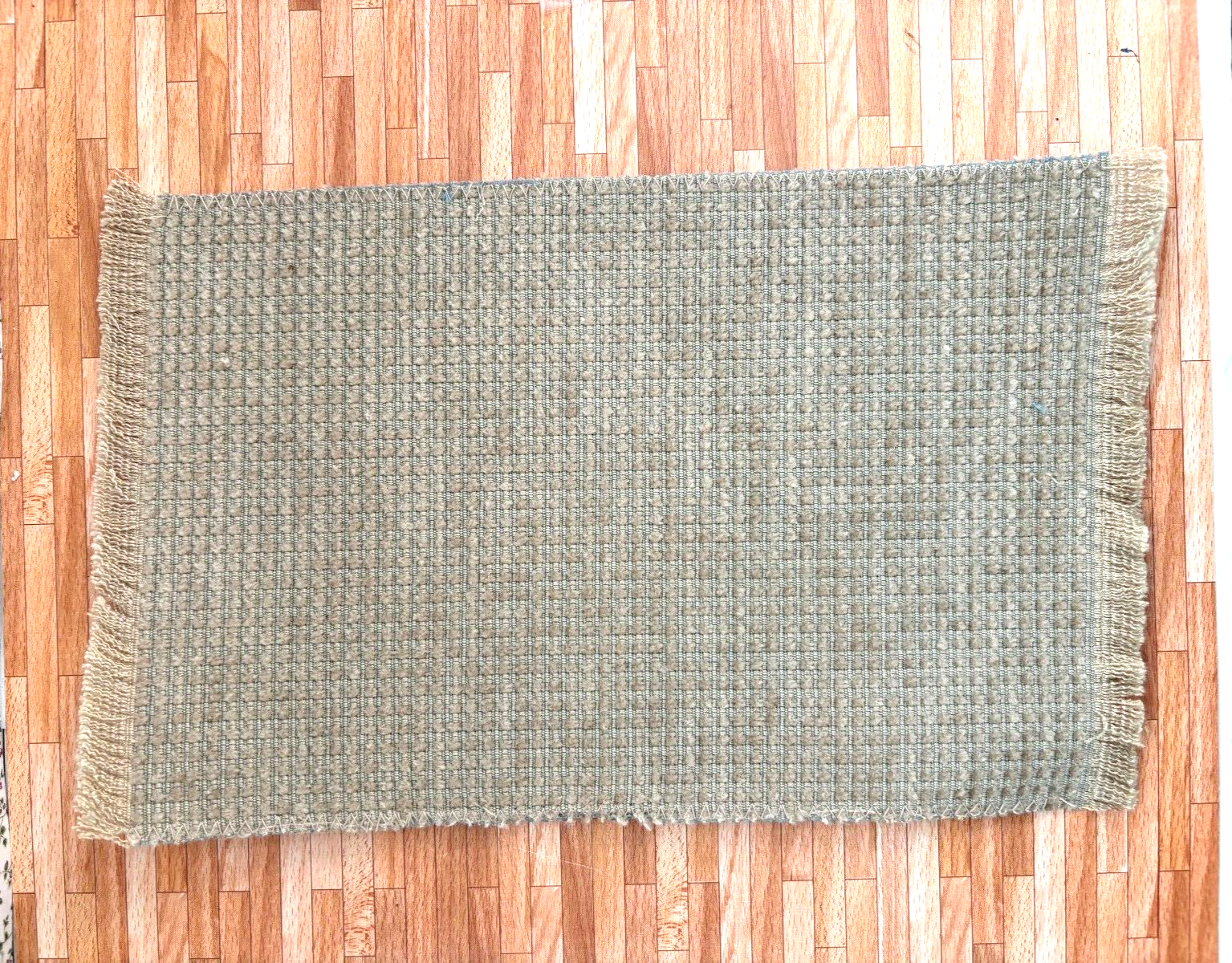 Dollhouse Miniature Large Rug J3 6" x 9" - Handcrafted