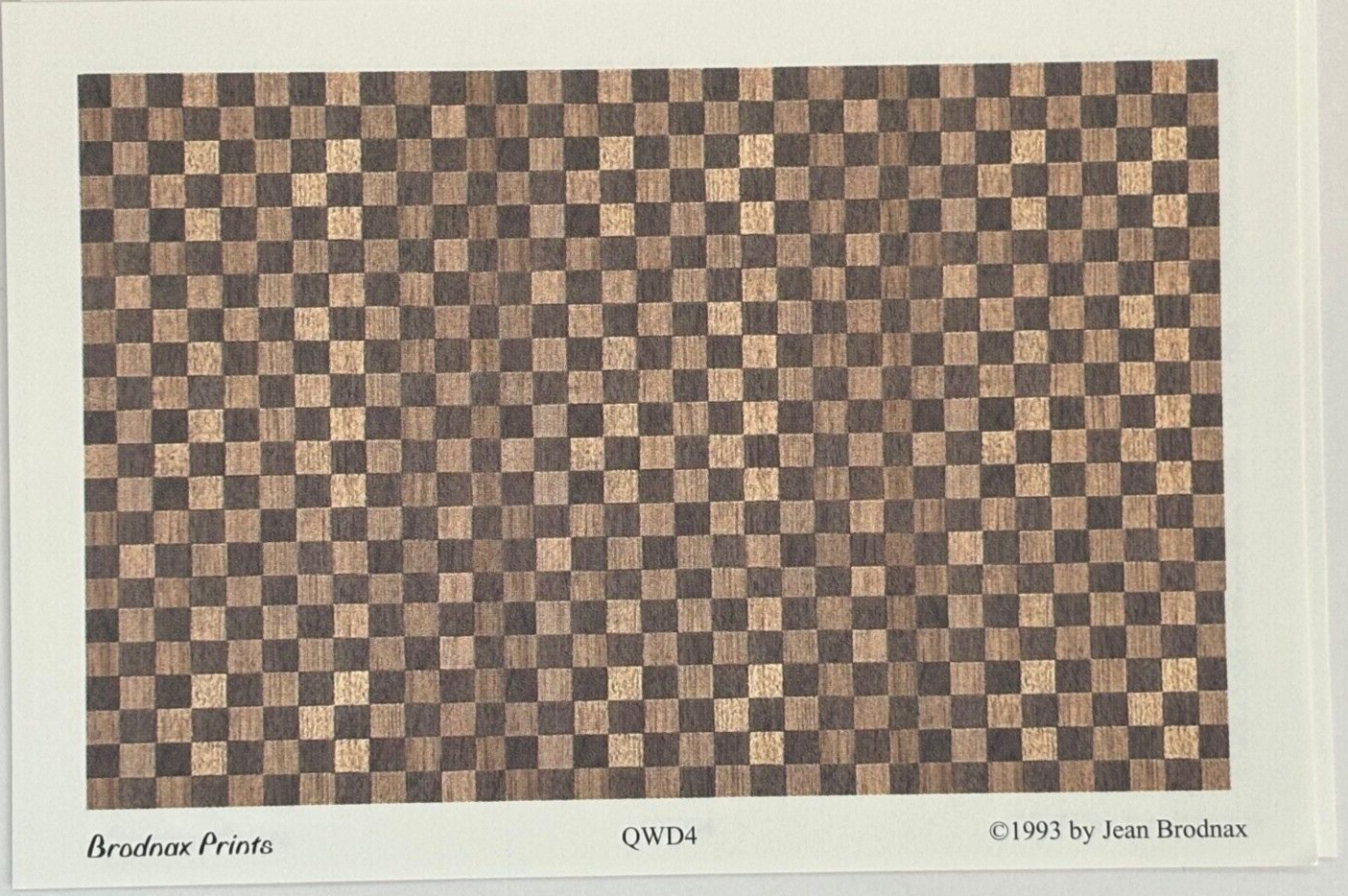 Dollhouse Quarterscale Wallpaper - Parquet Plank Flooring
