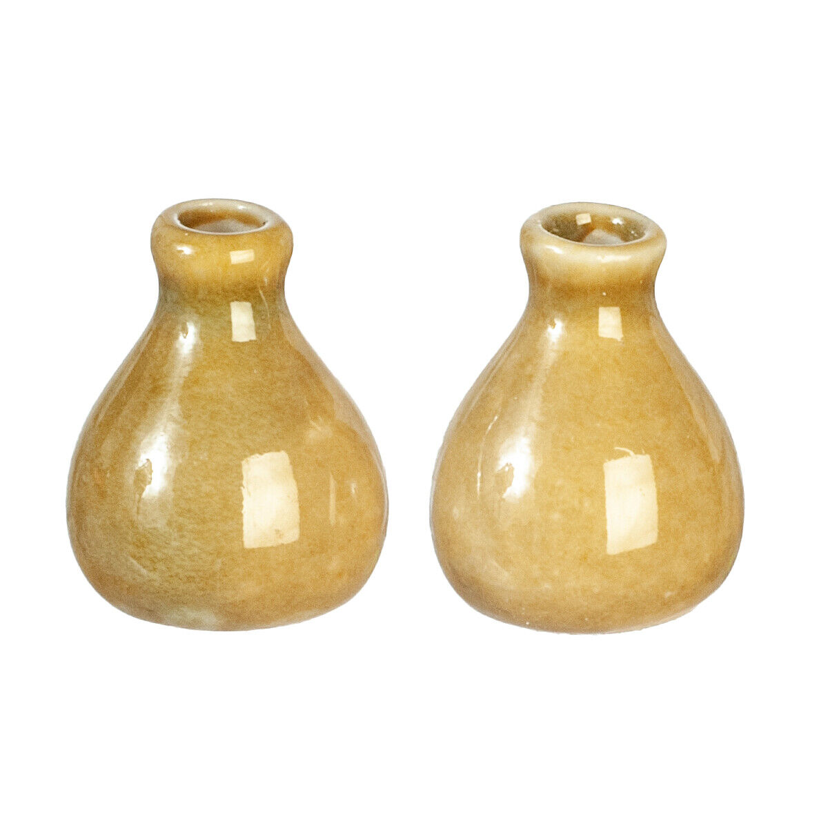 Dollhouse Miniature Ceramic Vases, Set of 2 #6844