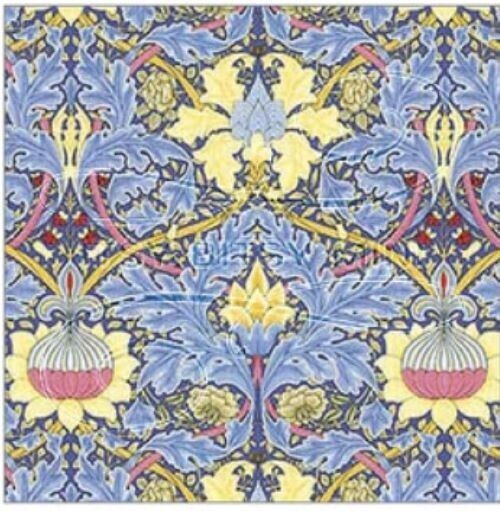 Dollhouse Miniature Wallpaper - William Morris Artichoke 1:12 Scale - Itsy Bitsy