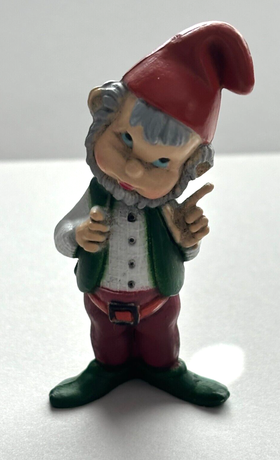Dollhouse Miniature Red/Green Gnome