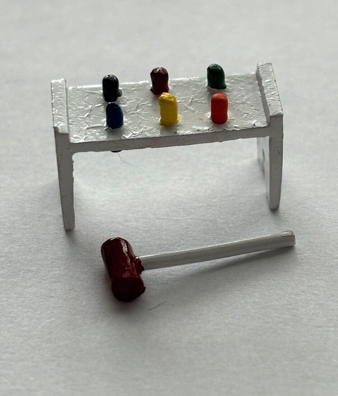 Dollhouse Miniature Pound-A-Peg Toy