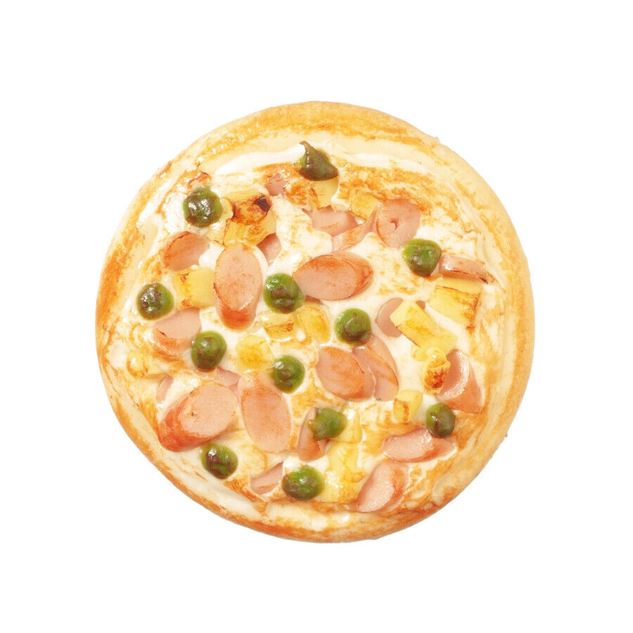 Dollhouse Miniature White Pizza