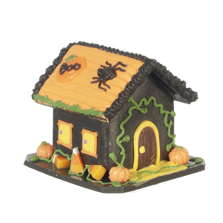 Dollhouse Miniature Halloween Gingerbread House #6012