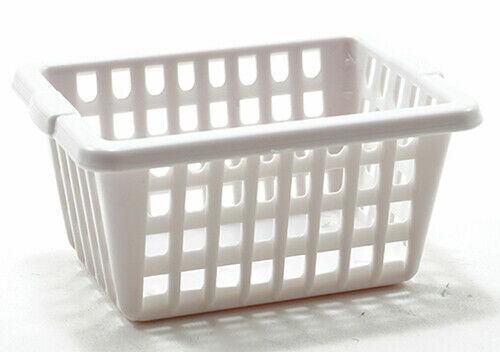 Dollhouse miniature square laundry basket
