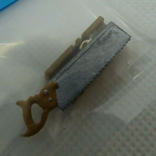 Dollhouse Miniature Mitre Box and Saw by Island Crafts and Miniatures
