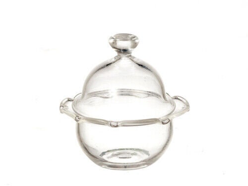Dollhouse Miniature Large Bowl and Lid by Falcon Miniatures