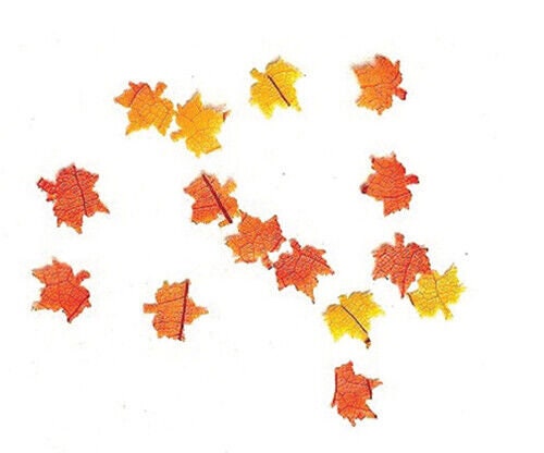 Dollhouse Miniature Leaves, Approximately 50
