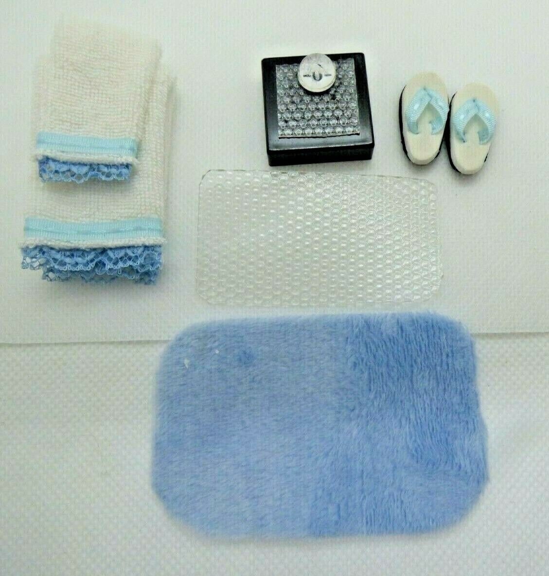 Dollhouse Miniature Bath Set