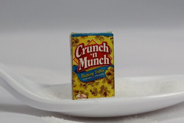 Dollhouse Miniature Crunc N Munch  - Handcrafted