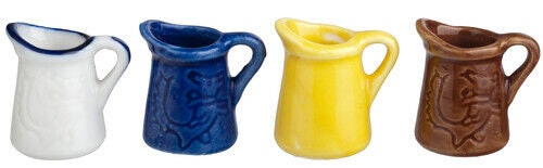 Dollhouse Miniature Large Assorted Pitchers