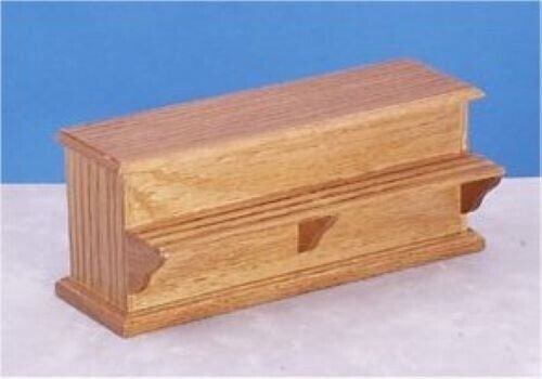 Dollhouse Miniature Solid Oak Store Counter by Town Square Miniatures