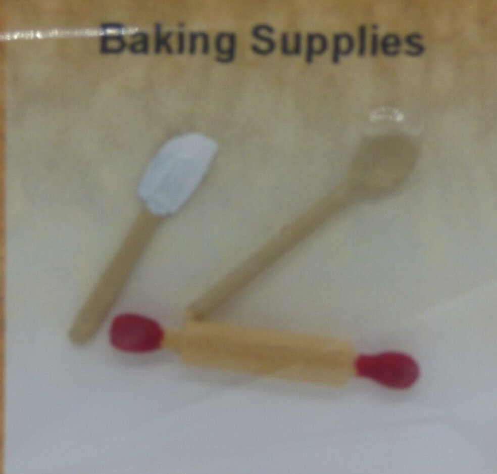 Dollhouse Miniature Baking Supplies Handcrafted