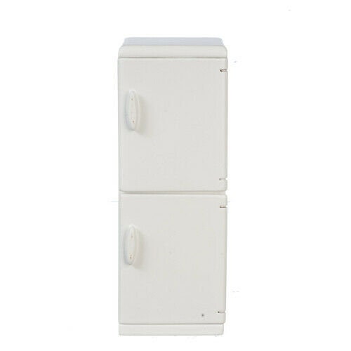 Dollhouse miniature white refrigerator