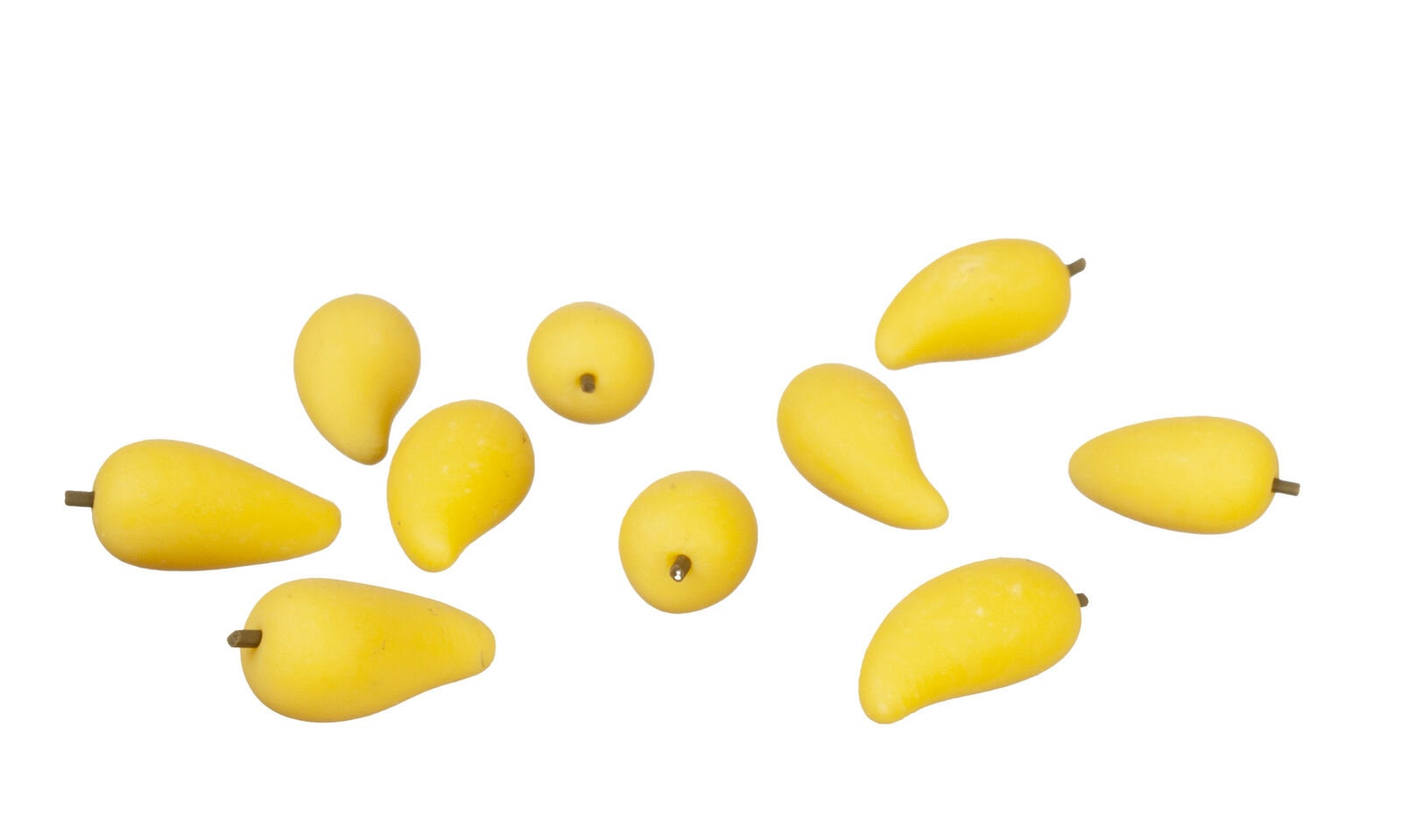 Dollhouse Miniature Mangoes Set of 10