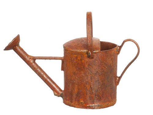 Dollhouse Miniature Large Rustic Watering Can