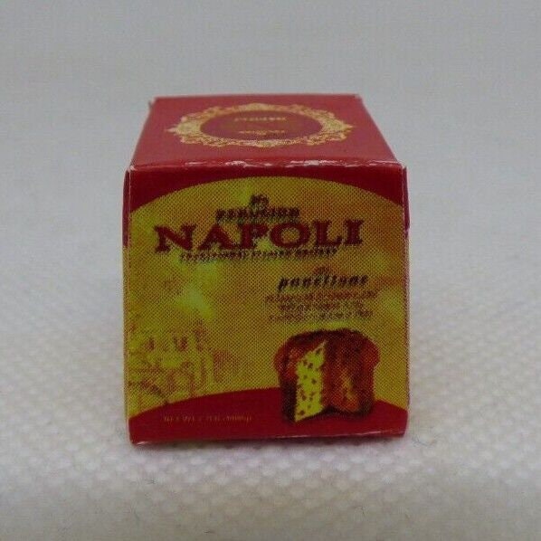 Dollhouse miniature napoli panettone - handcrafted